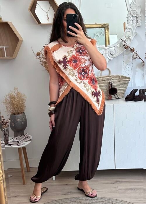 Pantalon satinado