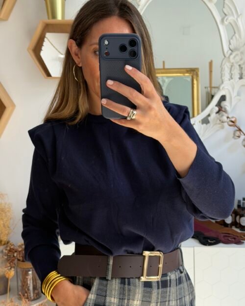 Jersey efecto hombrera