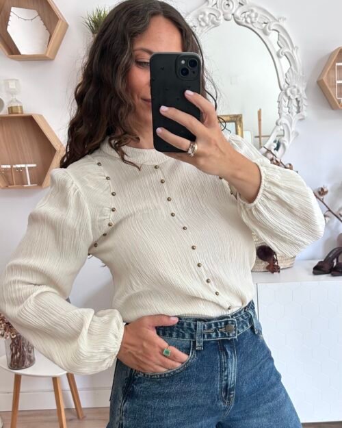 Camisa Bambula tachuelas