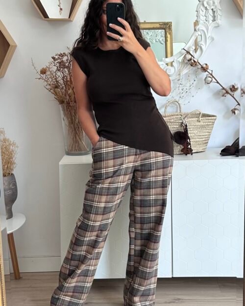 Pantalón cuadros