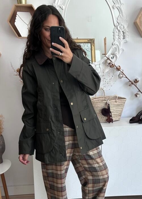 Chaqueta encerada