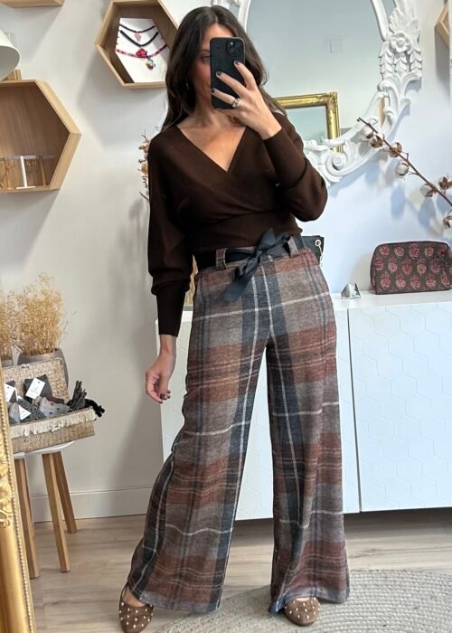 Pantalón Leticia marrón