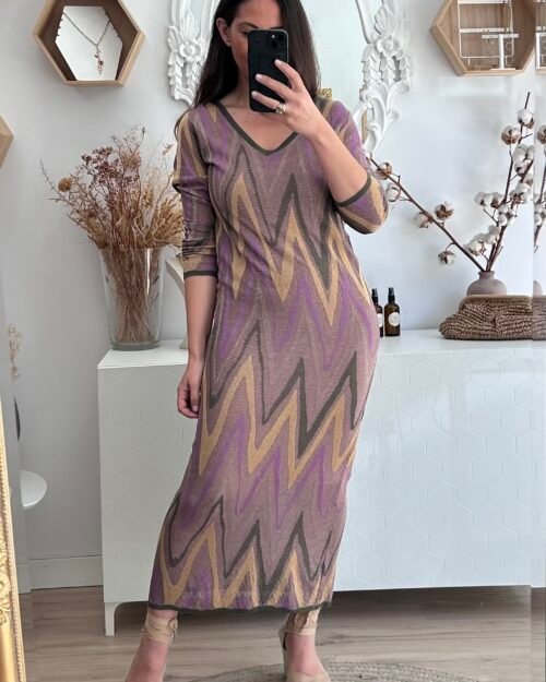Vestido Zig-Zag