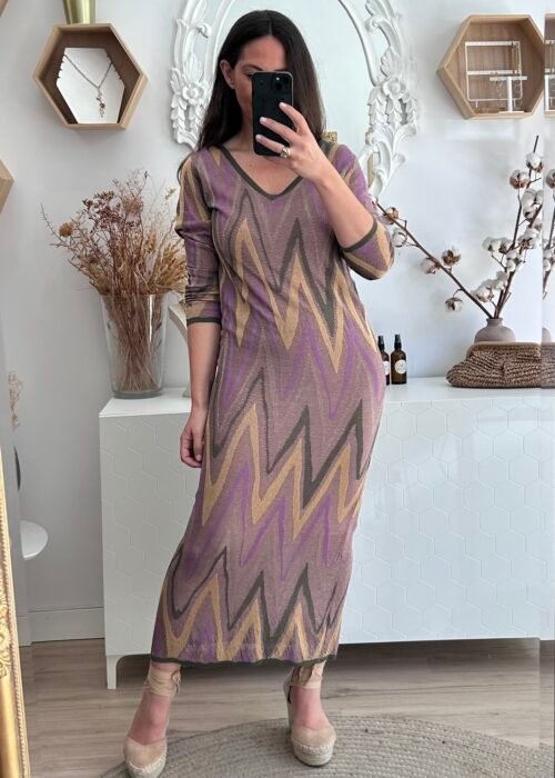 Vestido Zig-Zag