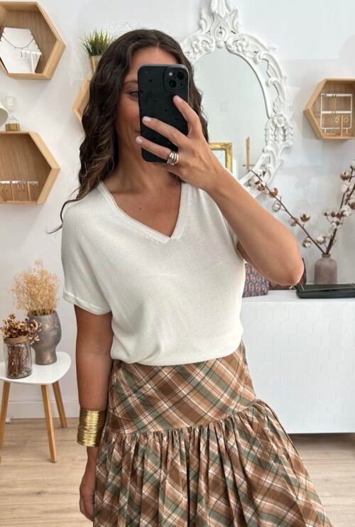 Camiseta Punto blanca